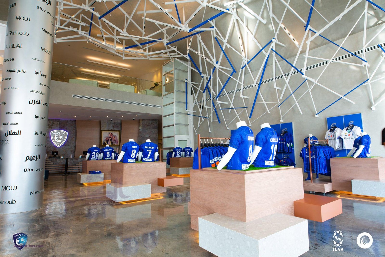 الهلال يفتتح اكبر متجر لنادي سعودي صحيفة الكأس الرياضية