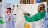 سمو محافظ جدة يتسلم شعلة دورة الألعاب السعودية 2022 
