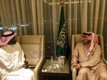الأمير تركي بن عبدالله يستقبل ماجد عبدالله رئيس مجلس إدارة الجمعية